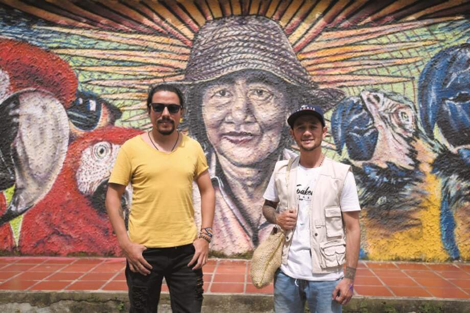 Diego Barajas (izquierda), fundador del encuentro 'Paz en los pueblos', y Juan Fernando Rangel, quien maneja Kaipakema Travel. / Mauricio Alvarado