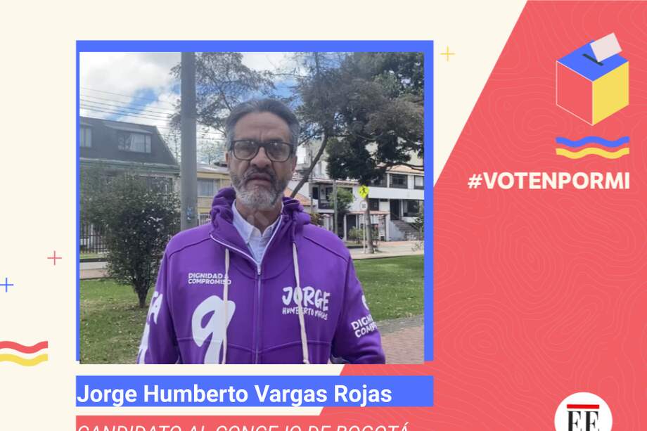 Jorge Humberto Vargas Rojas, candidato al Concejo de Bogotá
