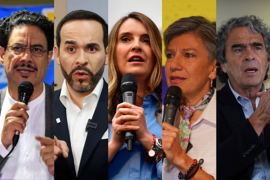 Iván Cepeda, Abelardo de la Espriella, Paloma Valencia, Claudia López y Sergio Fajardo lideran la intención de voto en la medición realizada entre el 15 y el 24 de abril.