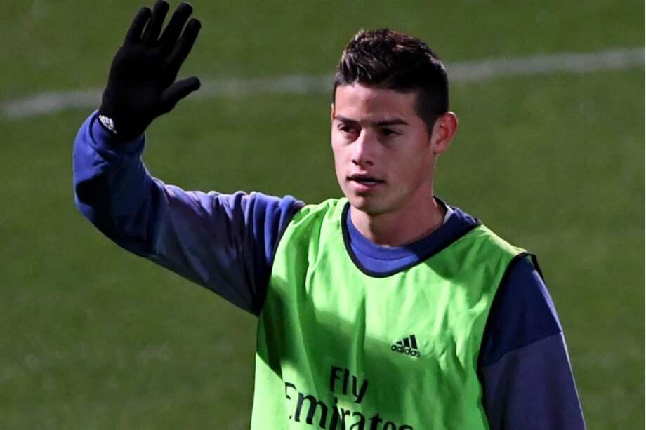 James no cuenta con la confianza de Zidane en el Real Madrid. / AFP