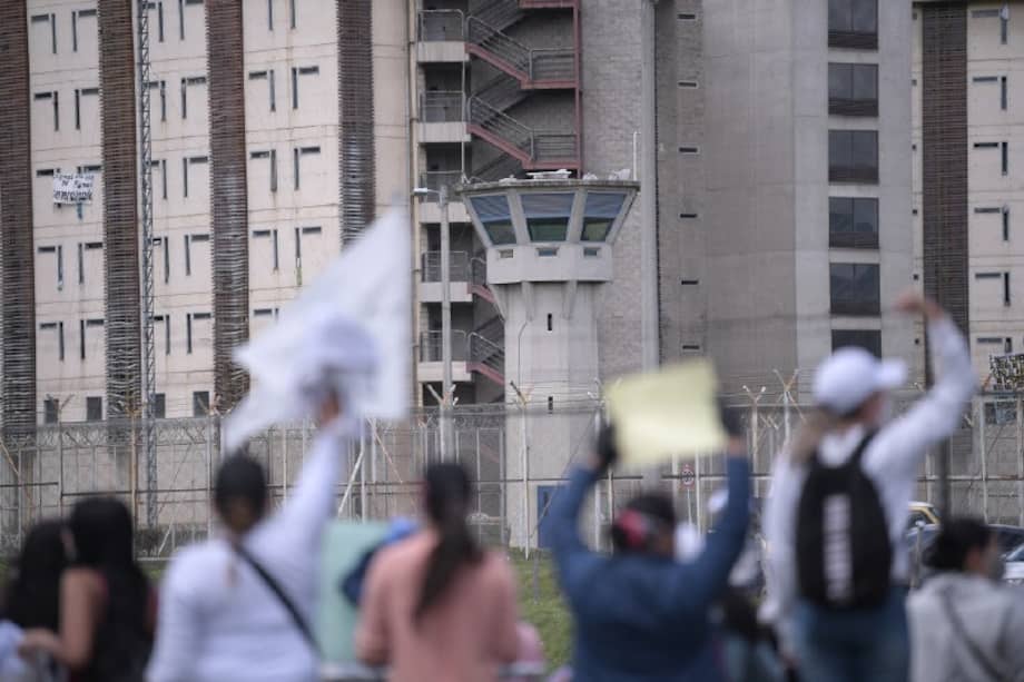 Así viven en el patio conocido como Penal de la cárcel La Picota, donde se han concentrado los casos de coronavirus.