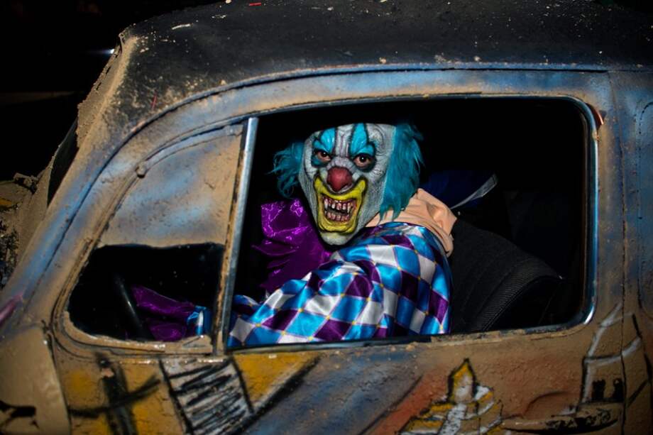 La imagen aterradora del payaso malvado