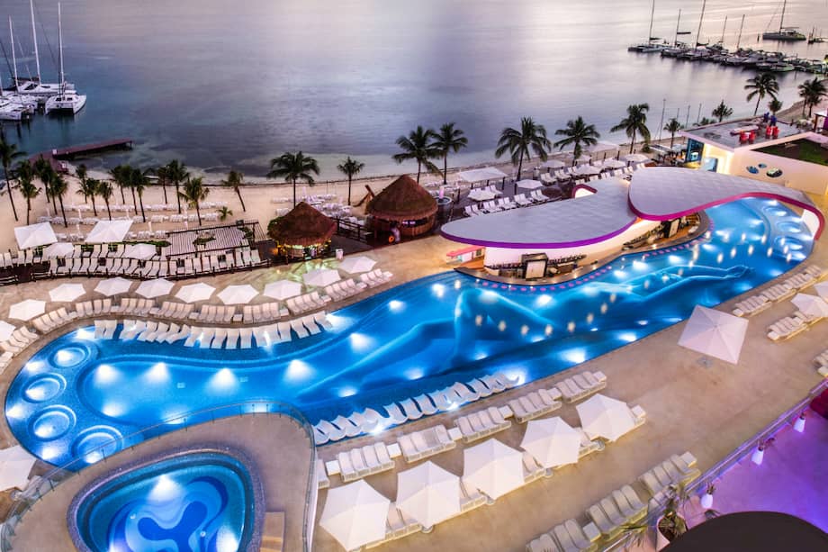 La sexy pool, del Temptation Cancun Resort / Cortesía