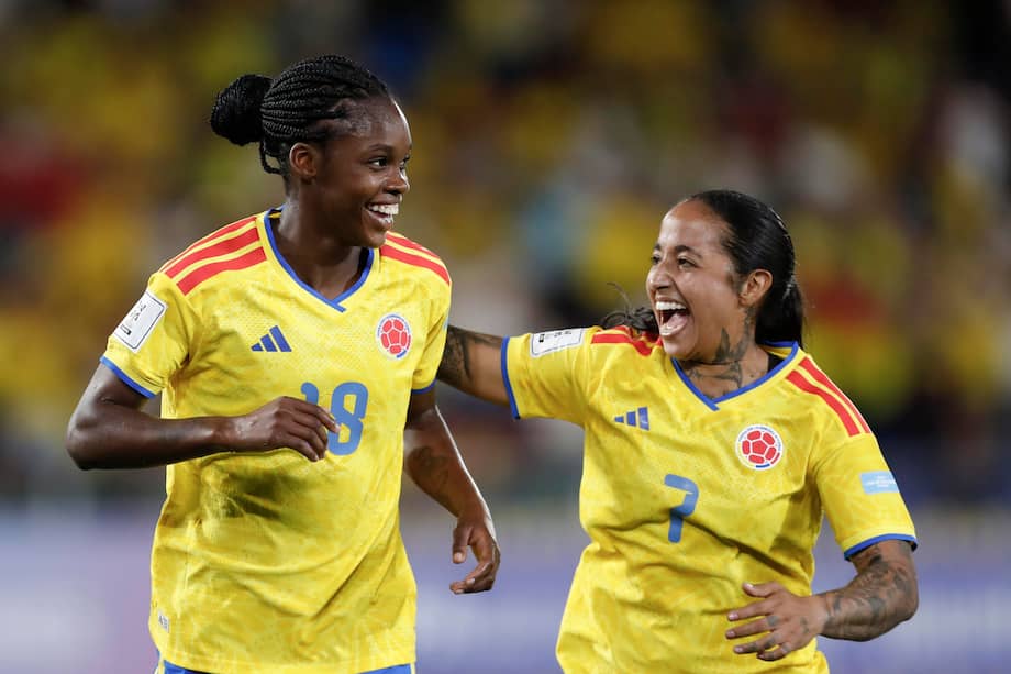 Linda Caicedo y Manuela Paví, dos de las referentes en ataque de la selección femenina.