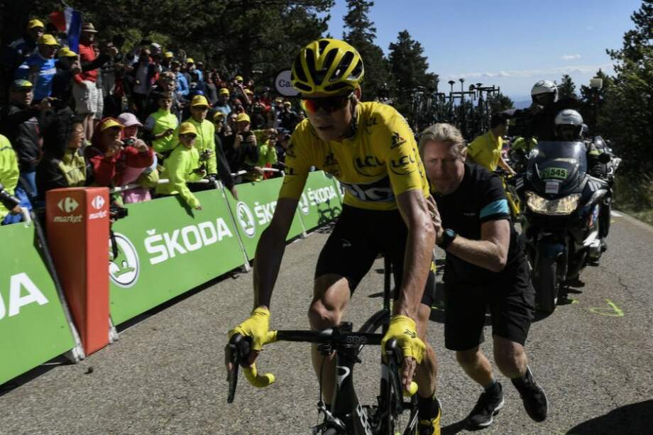Chris Froome retomó el liderato del Tour. Foto: AFP