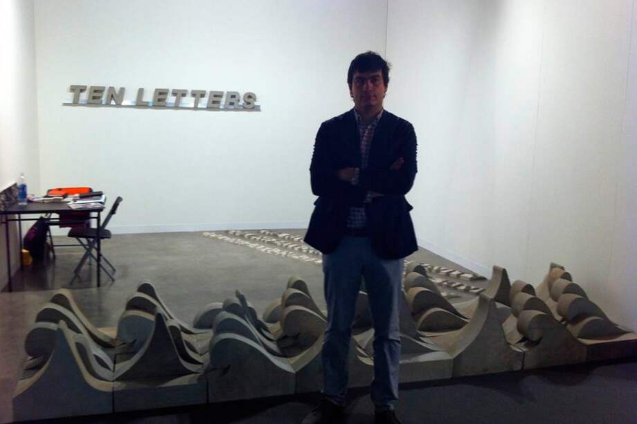 Felipe Arturo y su obra “Primero estaba el mar”.