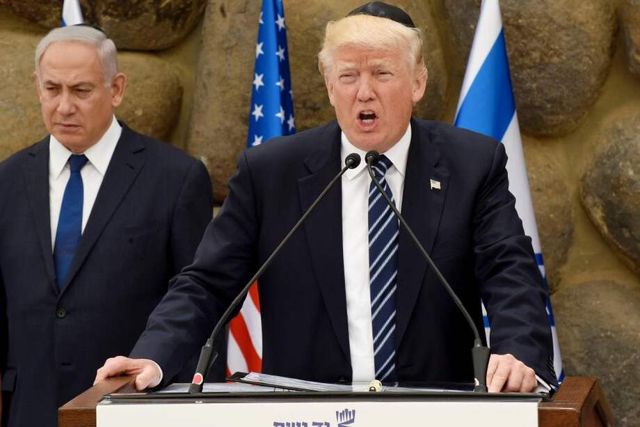 El presidente Donald Trump y su homólogo israelí, Benjamín Netanyahu. / Efe