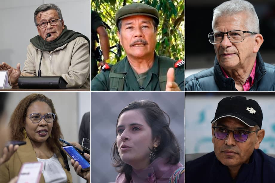 Pablo Beltrán, Nicolás Bautista, Aureliano Carbonell, Consuelo Tapias, Violeta Arango y Bernardo Téllez son miembros activos del ELN.