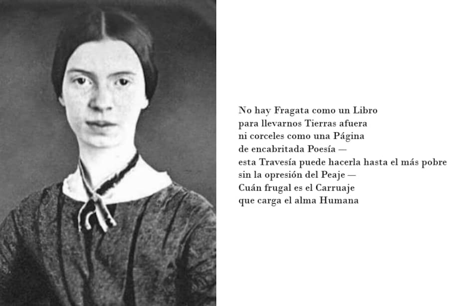 Emily Dickinson solo publicó seis poemas a lo largo de su vida.