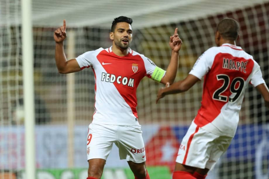 Radamel Falcao jugó los últimos 25 minutos en el empate del Mónaco ante el Saint-Étienne. Foto: AFP