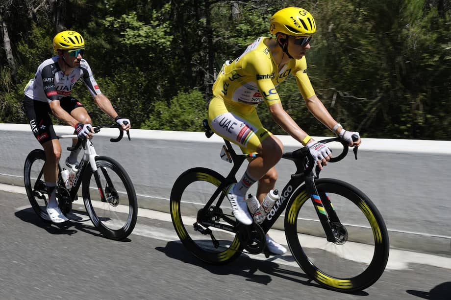 Tadej Pogacar, del UAE Team Emirates XRG, perdió el liderato de la clasificación general del Tour de Francia tras la cuarta etapa.