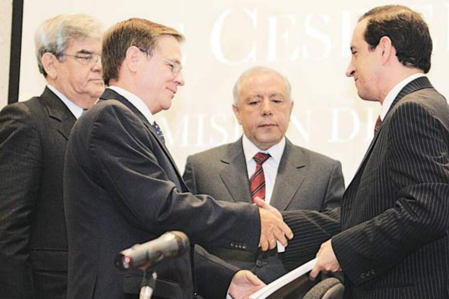 Nilson Pinilla, José Roberto Herrera y Jorge Aníbal Gómez. / Archivo