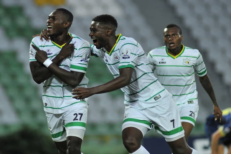 Diber Cambindo anotó los dos goles de la victoria ante Alianza Petrolera en los cuartos de final de la Copa BetPlay.