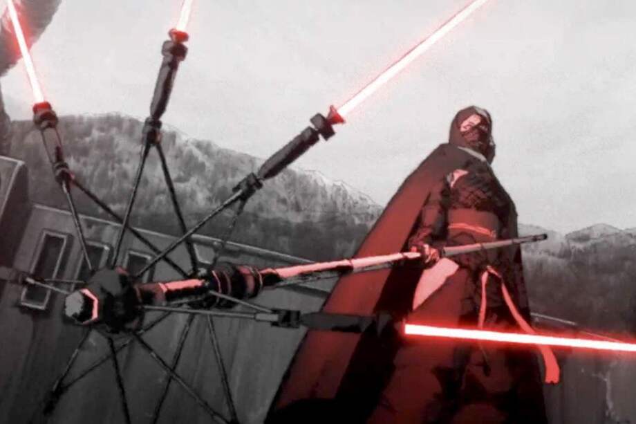 Kamikaze Douga, Geno Studio, Studio Colorido, TRIGGER, Kinema Citrus, Science SARU y Production I.G. son las compañías de anime que se han adentrado en el universo de "Star Wars".