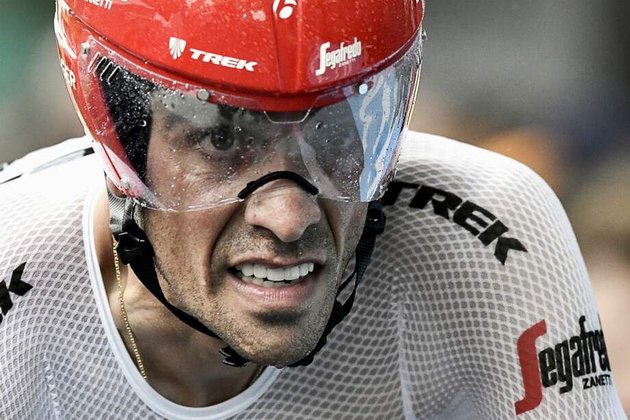 Alberto Contador, de 34 años, ciclista del equipo Trek. / AFP