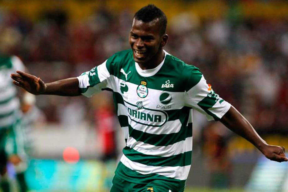 Carlos Darwin Quintero, delantero colombiano, quien actúa para el Santos Laguna de México. / Archivo