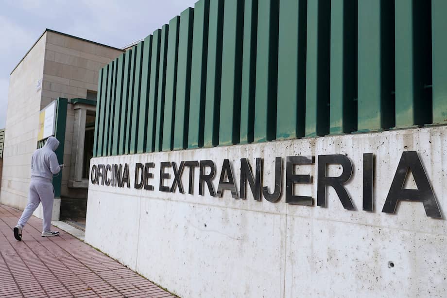 Vista de una Oficina de Extranjería en Valladolid.