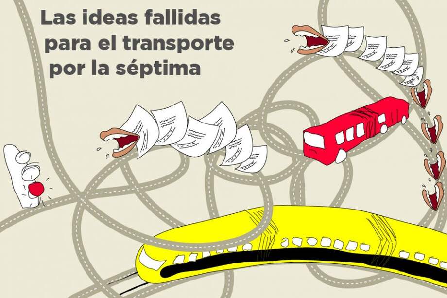 Las ideas fallidas para el transporte por la séptima