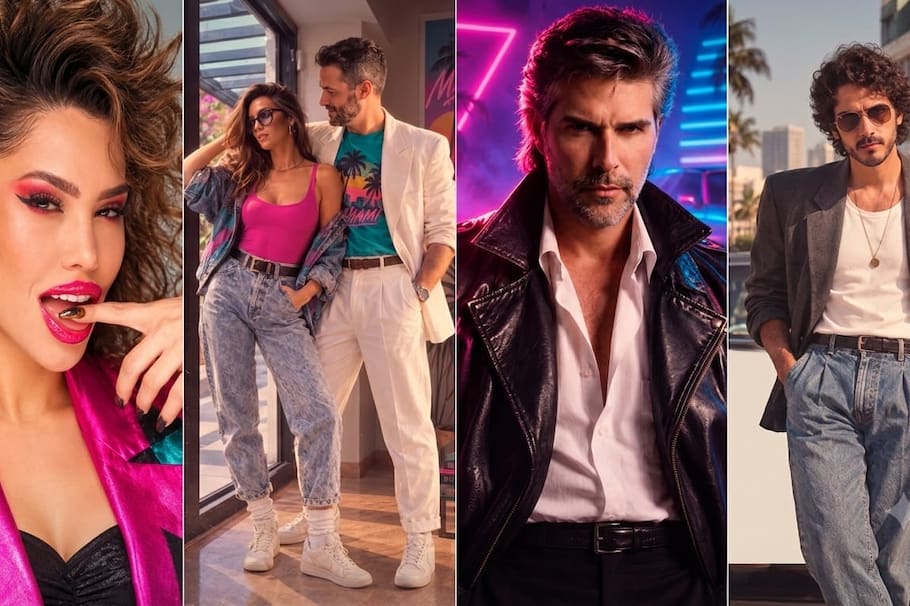 Variel Sánchez, Sara Corrales y otros famosos que participaron en el ‘trend’ de los años 80