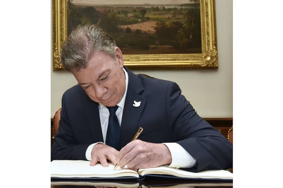 El presidente Santos señaló que los nuevos decretos de la paz fueron definidos con máxima responsabilidad. / / SIG
