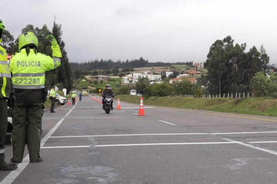 En total, 6.196 personas fueron sancionadas en el país por infringir las normas de tránsito.
/ Policía de Tránsito