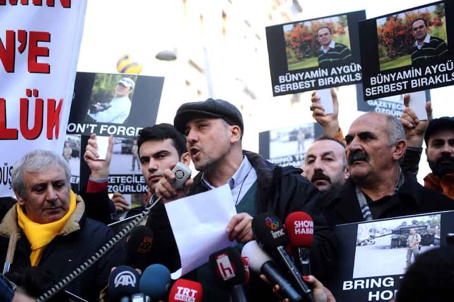 Ahmet Sik, decidido defensor de las libertades periodísticas. / AFP