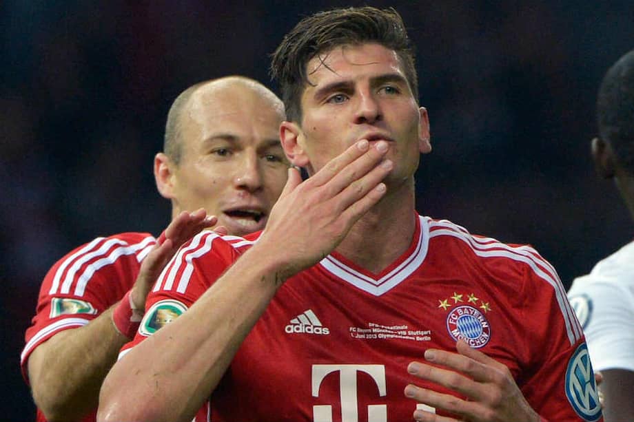 Gómez se destacó en el Bayern por su gran capacidad de definición. / AFP