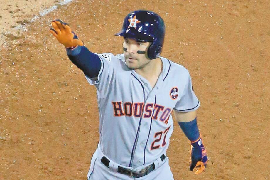José Altuve, jugador de los Astros de Houston / AFP