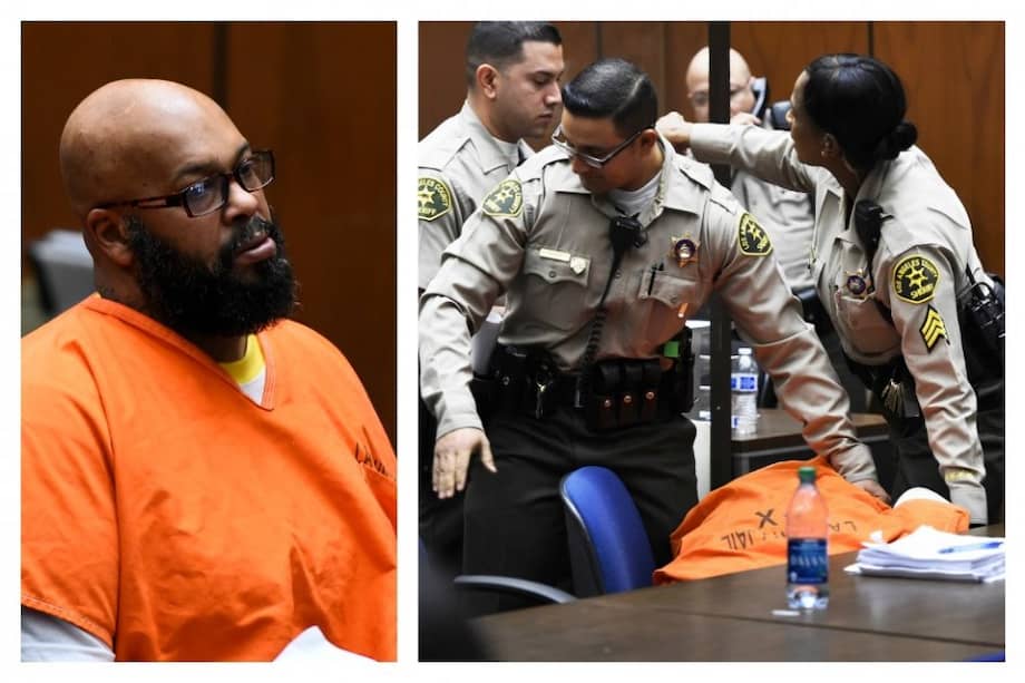 Rapero "Suge" Knight se desmaya tras escuchar precio de su fianza