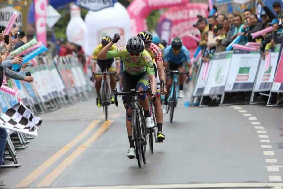 Brayan Sánchez, ganador de la sexta etapa del clásico RCN. / Clásico RCN