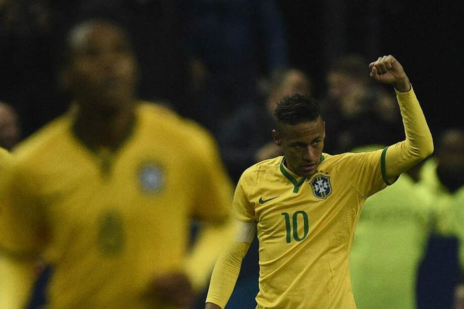 Neymar marcó el segundo gol de Brasil en la victoria contra Francia. Foto: AFP