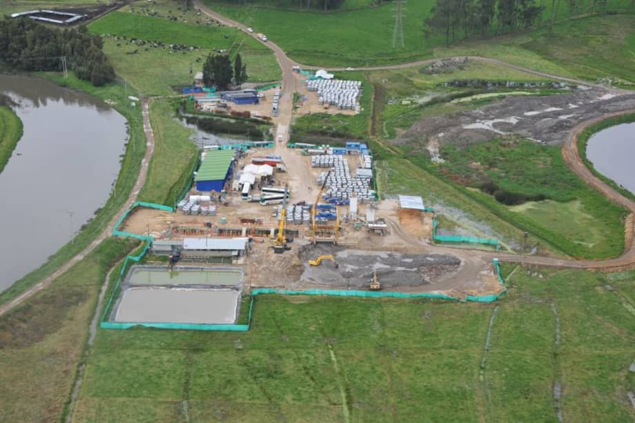 El interceptor Tunjuelo-Canoas hace parte del plan de la EAAB para la descontaminación del río Bogotá. / Foto: ConsulObras