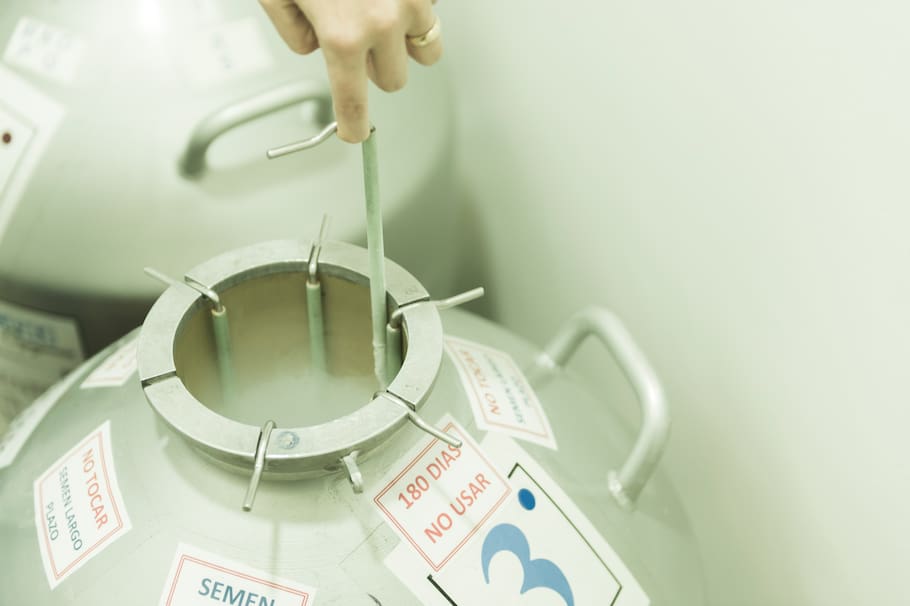Banco de esperma: así es la vida congelada a -196°C