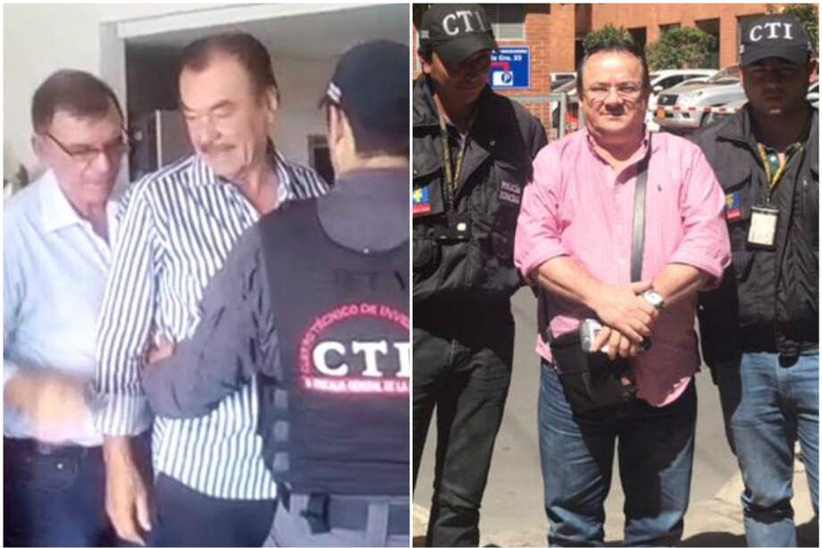 Hernando Falla Duque y Ricardo Falla Ferro. / Cortesía Fiscalía.