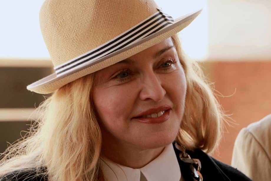 Madonna durante una visita a Malaui que realizó en julio de 2016. / AFP