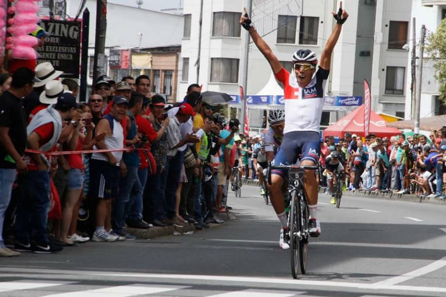 Jarlinson Pantano pedalista del IAM Cycling. Foto: Team IAM Cycling