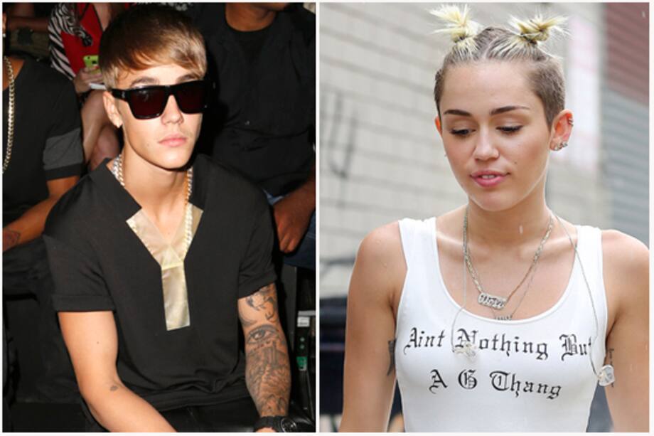 Justin Bieber ayuda a Miley Cyrus a superar la tusa