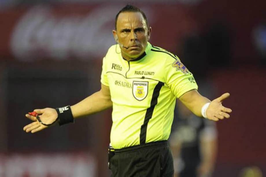El árbitro argentino Pablo Lunati. / Tomada de lanacion.com.ar