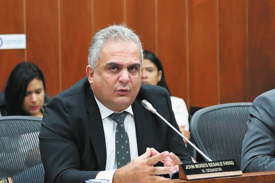 John Moisés Besaile, foto. Senado de La República