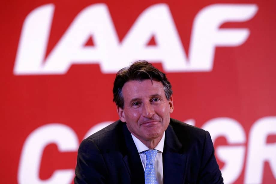 Sebastián Coe, presidente de la IAAF. Foto: AFP