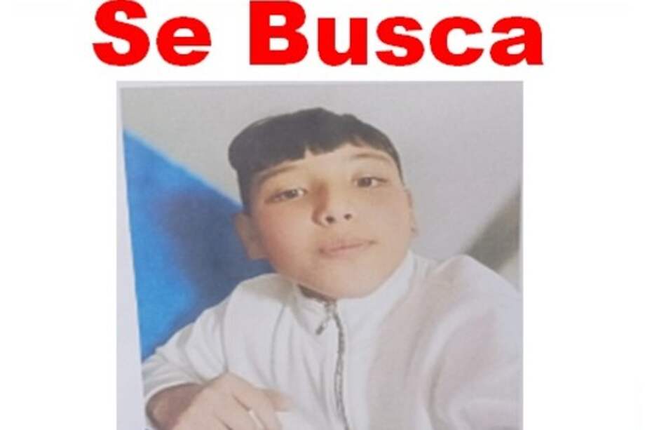 Juan David Oliveros, de 12 años, desapareció el pasado 16 de junio en el barrio La Fiscala, en la localidad de Usme.