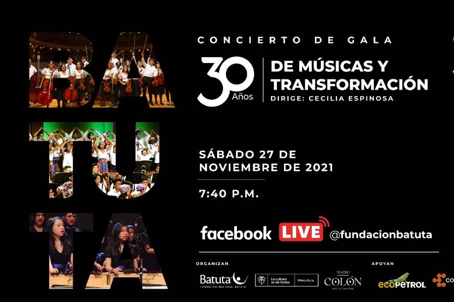 La Fundación Nacional Batuta ofrecerá un concierto con una orquesta de 50 músicos.