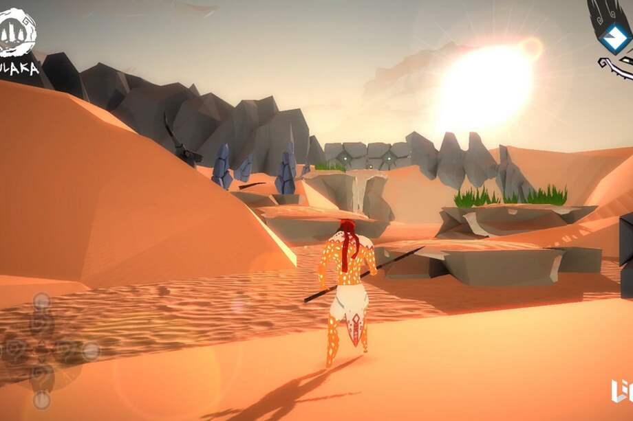 El juego "Mulaka", publicado recientemente por un estudio mexicano, elige una opción original: el jugador efectúa una viaje onírico en el cuerpo de un chaman. / Cortesía