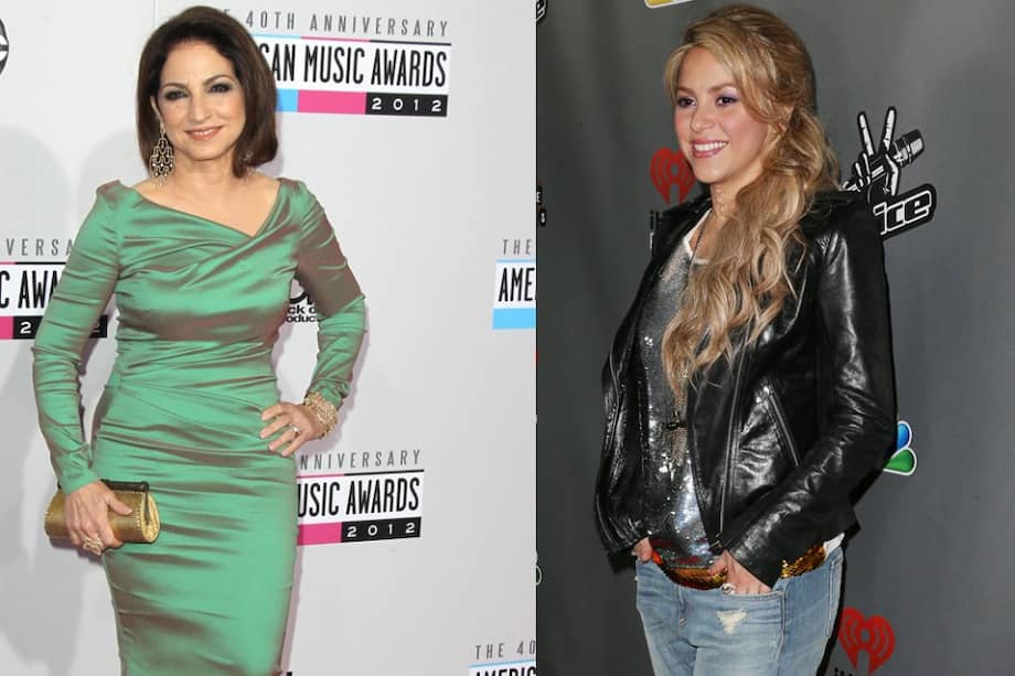 Gloria Estefan y Shakira.