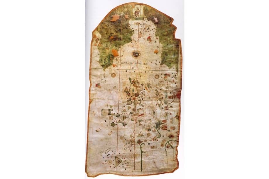Mapamundi de Juan de la Cosa, 1500.