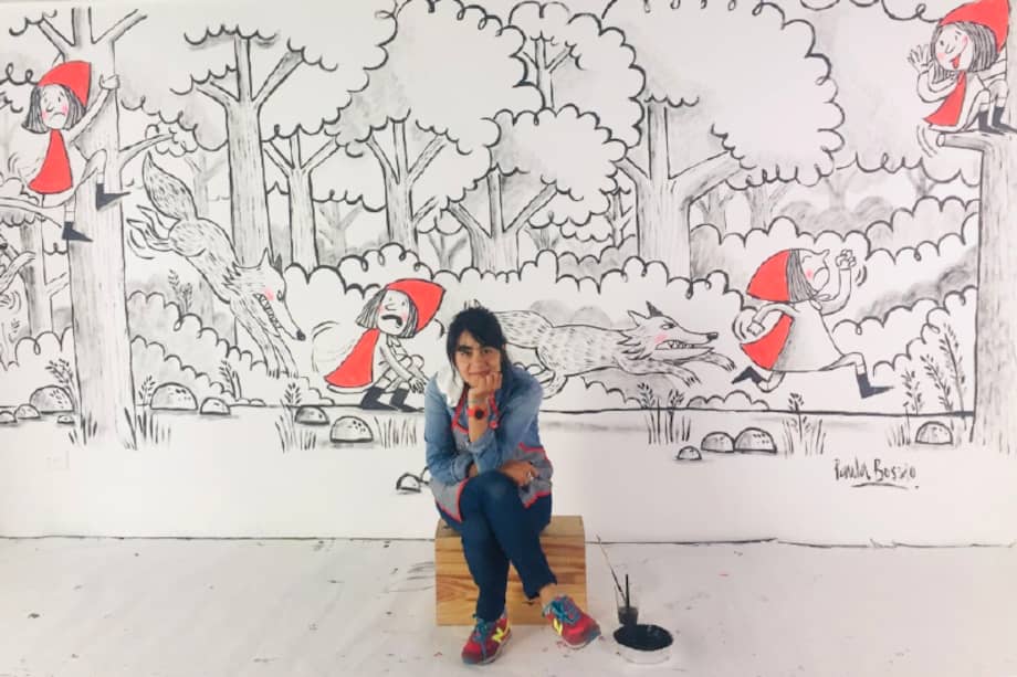 Para la artista e ilustradora Paula Bossio, “los libros son el hogar de todos y de las mil posibilidades”. / Archivo particular