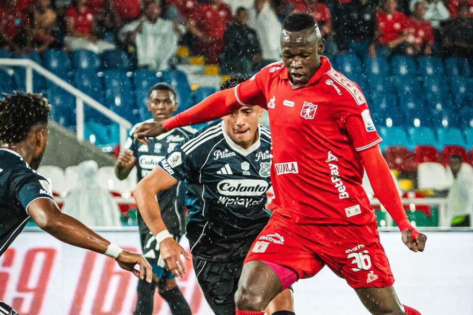 Yojan Garcés fue uno de los puntos altos de América en la victoria 2-1 sobre Medellín.