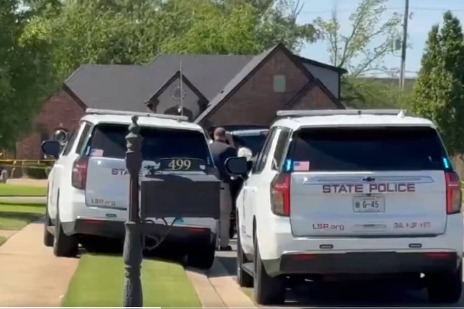 Imagen del lugar del tiroteo en Shreveport, Luisiana, durante la madrugada del domingo. Foto: cuenta de X @world24x7hr