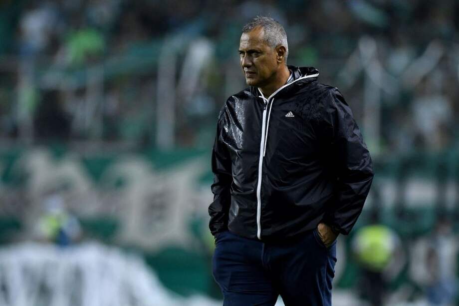 Hernán Torres, en medio de la final-ida contra Deportes Tolima.