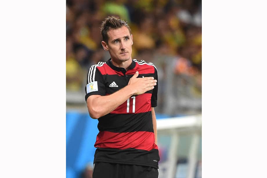 Miroslav Klose es desde el martes el máximo goleador de la historia de los mundiales. / AFP